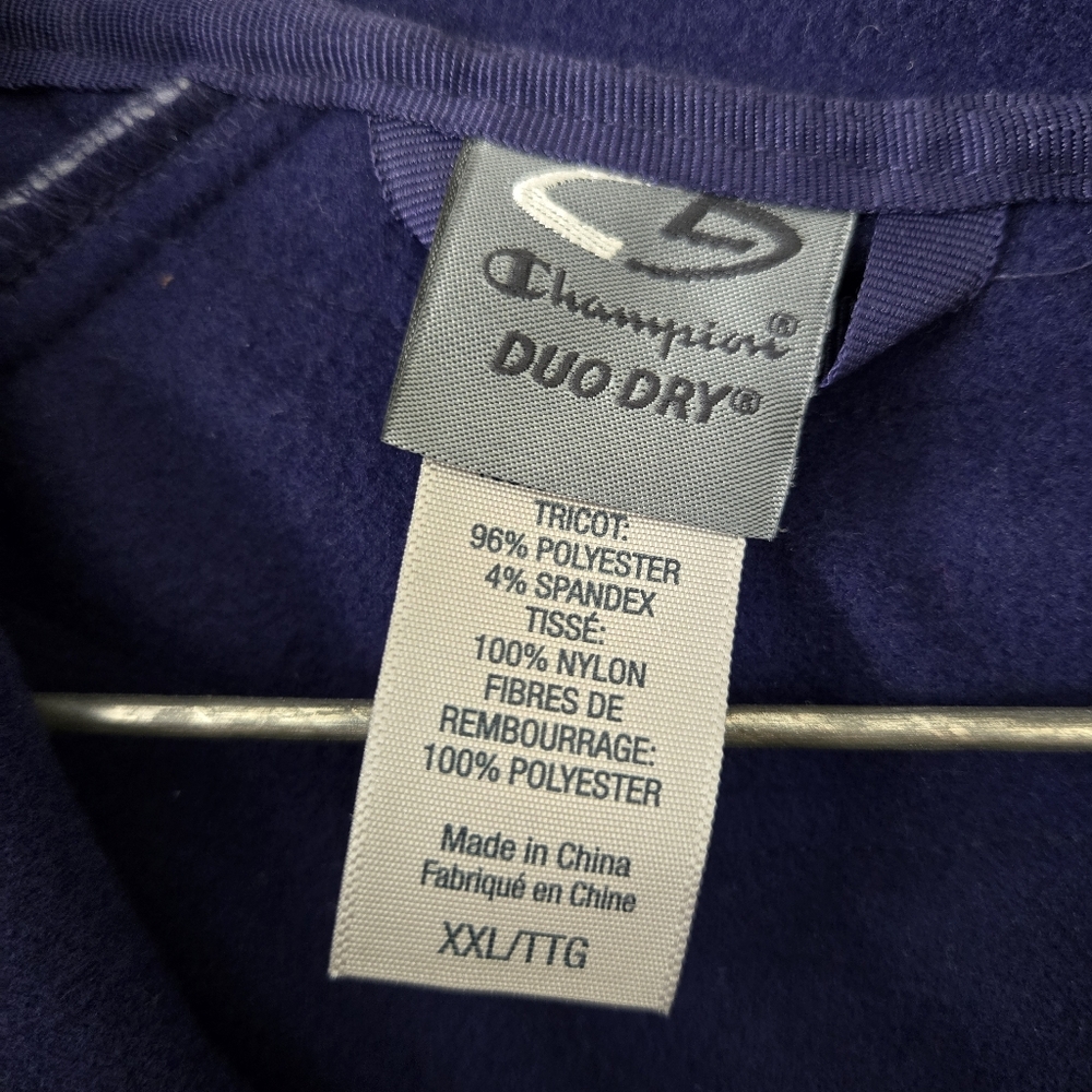 NWT Champion Duo Dry Women's Purple Sports Jacket Reflective XXL - Picture 5 of 9
